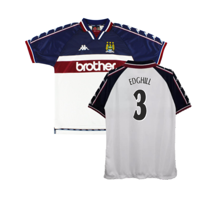 Manchester City 1997-98 Away Shirt (XL) (Good) (Edghill 3)