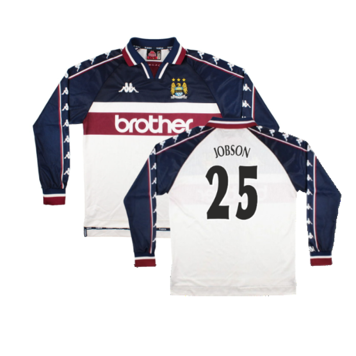 Manchester City 1997-99 Away Long Sleeve Shirt (M) (Very Good) (Jobson 25)