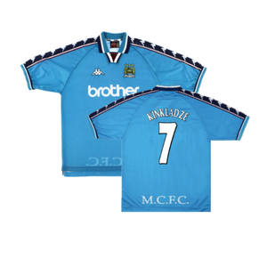 Manchester City 1997-99 Home Shirt (XL) (Excellent) (Kinkladze 7)_0