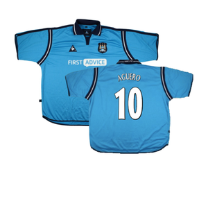 Manchester City 2002-03 Home Shirt (XXL) (Excellent) (Aguero 10)_0