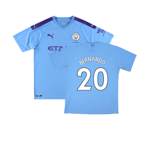 Manchester City 2019-20 Home Shirt (Excellent) (Bernardo 20)_0