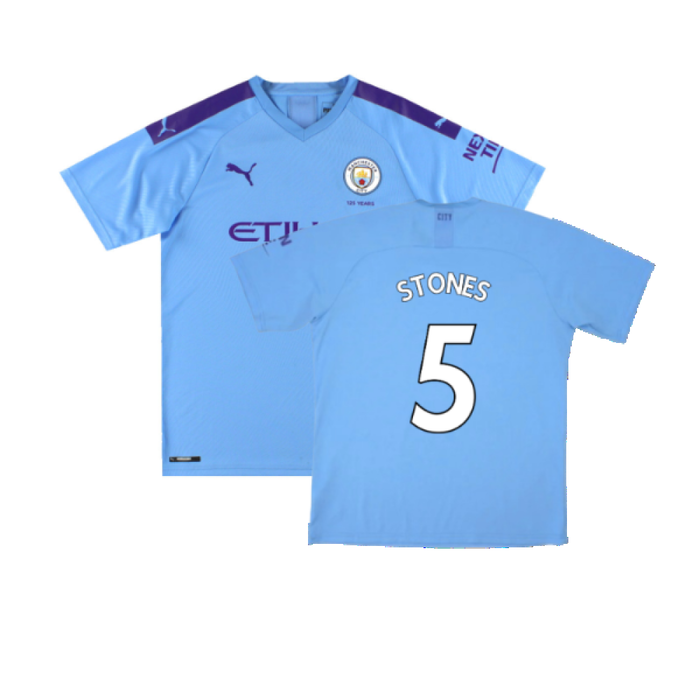 Manchester City 2019-20 Home Shirt (Excellent) (Stones 5)