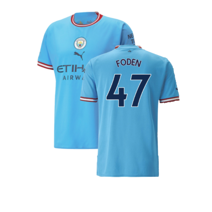 Manchester City 2022-23 Home Shirt (M) (Excellent) (Foden 47)