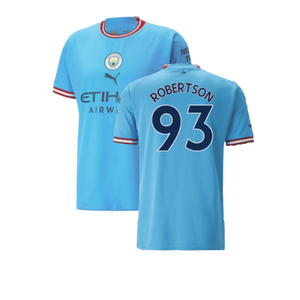 Manchester City 2022-23 Home Shirt (M) (Excellent) (Robertson 93)_0