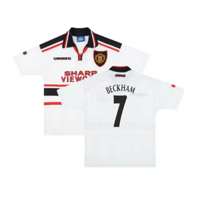 Manchester United 1997-98 Away Shirt (M) (Excellent) (Beckham 7)_0