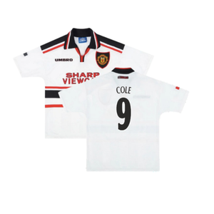 Manchester United 1997-98 Away Shirt (M) (Excellent) (Cole 9)_0