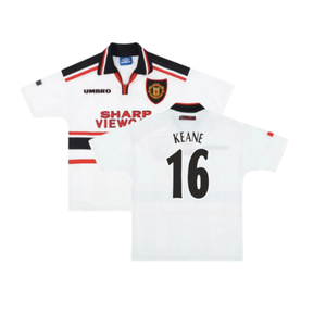 Manchester United 1997-99 Away Shirt (M) (Mint) (Keane 16)_0