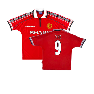 Manchester United 1998-2000 Home (M) (Very Good) (Cole 9)_0