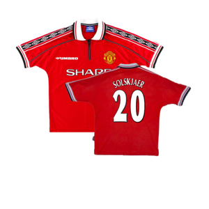 Manchester United 1998-2000 Home (M) (Very Good) (Solskjaer 20)_0