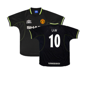 Manchester United 1998-2000 Third (XL) (Excellent) (Law 10)_0