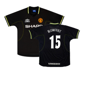 Manchester United 1998-99 Third Shirt (L) (Excellent) (Blomqvist 15)_0