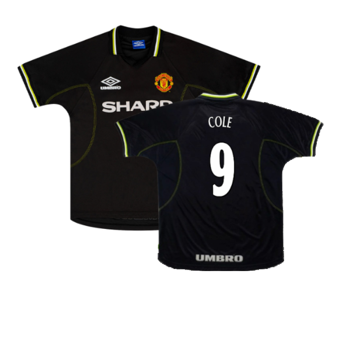 Manchester United 1998-99 Third Shirt (Excellent) (Cole 9)