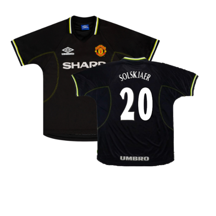 Manchester United 1998-99 Third Shirt (L) (Excellent) (Solskjaer 20)