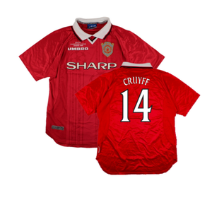 Manchester United 1999-00 European Home Shirt (M) (Excellent) (Cruyff 14)_0