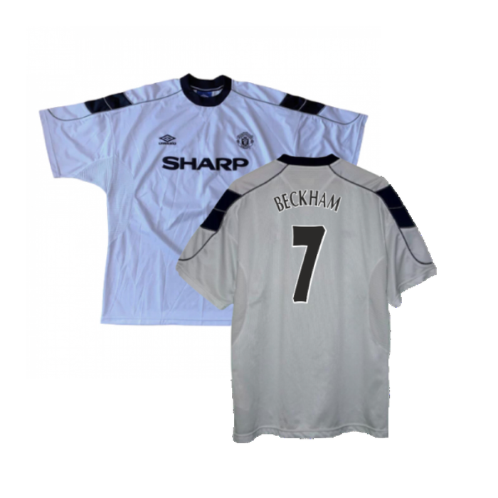 Manchester United 2000-01 Away Shirt (XXL) (Very Good) (Beckham 7)