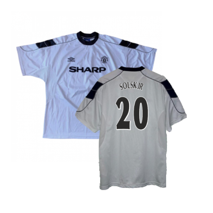 Manchester United 2000-01 Away Shirt (XXL) (Very Good) (Solskjær 20)