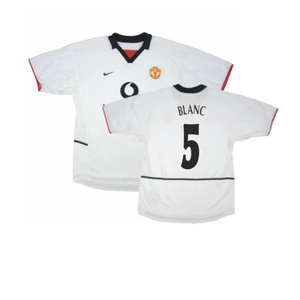 Manchester United 2002-03 Away Shirt (Very Good) (Blanc 5)_0