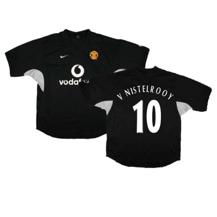 Manchester United 2002-03 Nike Training Shirt (L) (V Nistelrooy 10) (Good)