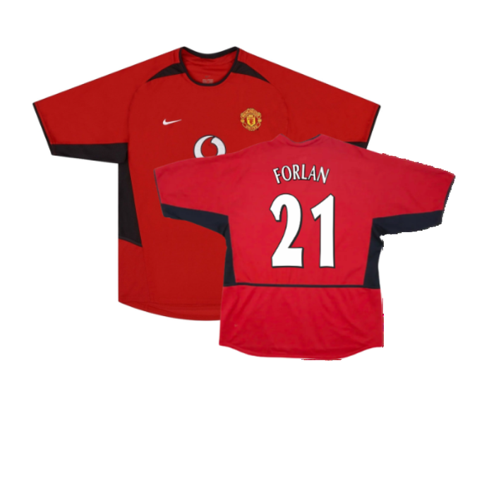 Manchester United 2002-04 Home Shirt (XXL) (Fair) (Forlan 21)