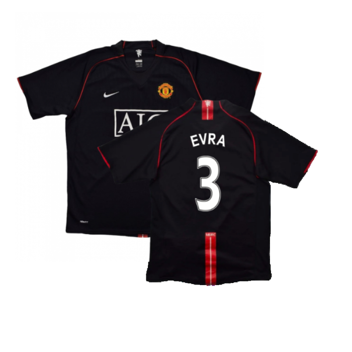 Manchester United 2007-09 Away Shirt (XXL) (Very Good) (Evra 3)