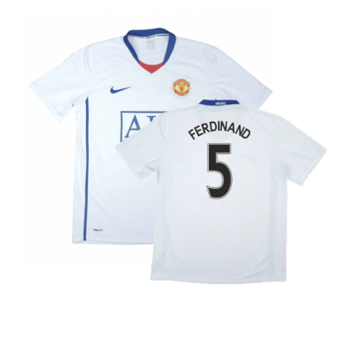 Manchester United 2008-09 Away Shirt (3XL) (Very Good) (Ferdinand 5)