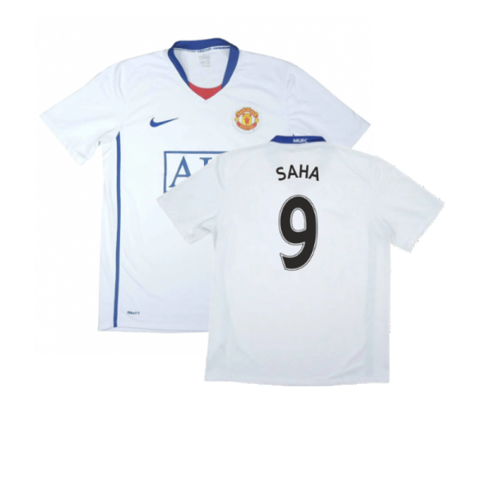 Manchester United 2008-09 Away Shirt (3XL) (Very Good) (Saha 9)