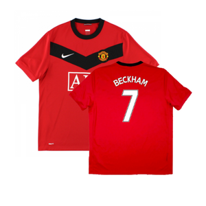 Manchester United 2009-10 Home Shirt (Excellent) (BECKHAM 7)_0