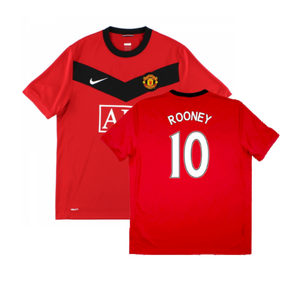 Manchester United 2009-10 Home Shirt (Very Good) (ROONEY 10)_0