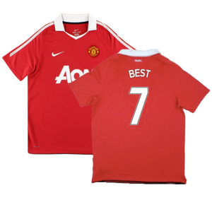 Manchester United 2010-11 Home Shirt (S) (Very Good) (Best 7)_0