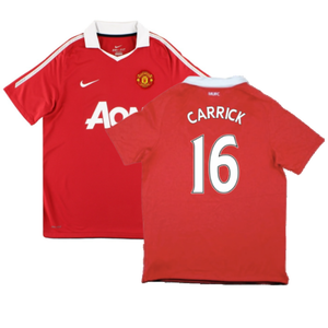 Manchester United 2010-11 Home Shirt (Very Good) (Carrick 16)_0