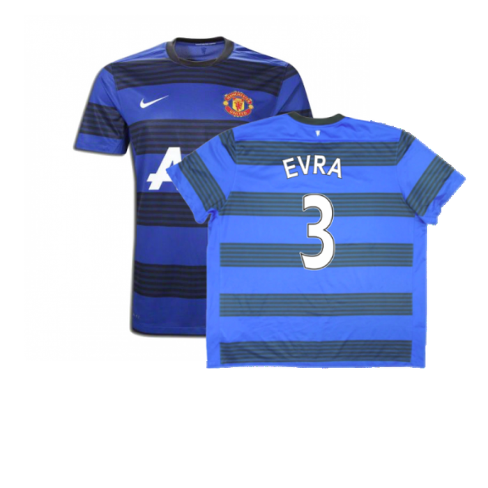 Manchester United 2011-12 Away Shirt (Very Good) (Evra 3)