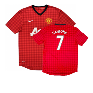 Manchester United 2012-13 Home Shirt (Good) (Cantona 7)_0