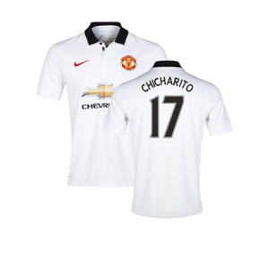 Manchester United 2014-15 Away Shirt (3XL) (Excellent) (Chicharito 17)_0