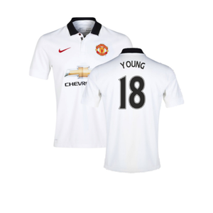 Manchester United 2014-15 Away Shirt (XL) (Excellent) (Young 18)_0