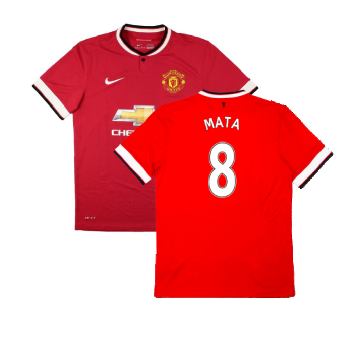 Manchester United 2014-15 Home (XL) (Excellent) (Mata 8)