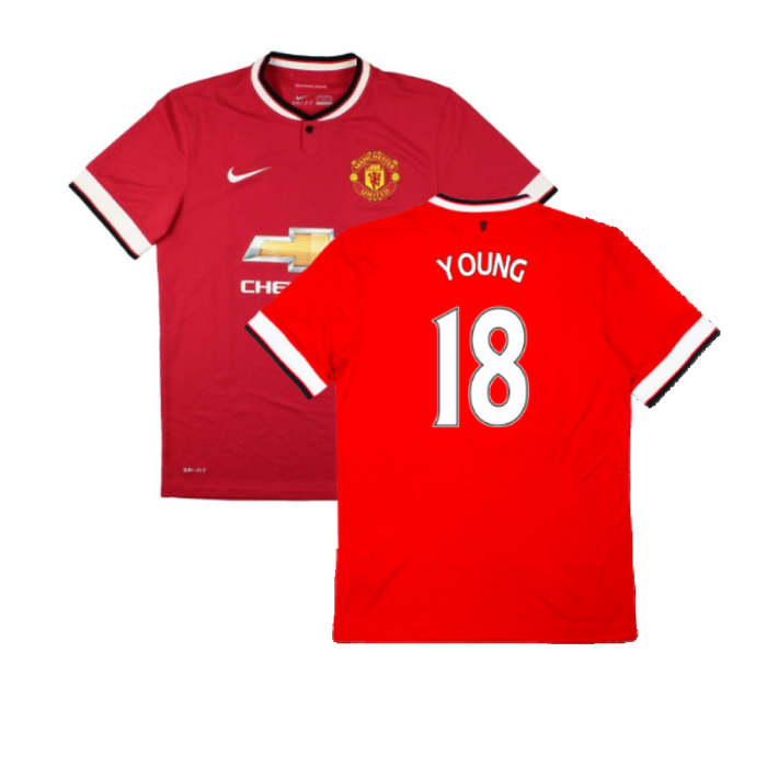 Manchester United 2014-15 Home (XL) (Excellent) (Young 18)