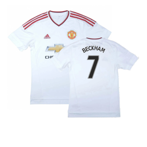 Manchester United 2015-16 Away Shirt (Very Good) (Beckham 7)_0