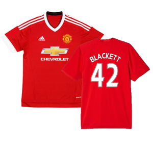 Manchester United 2015-16 Home Shirt (M) (Excellent) (Blackett 42)_0