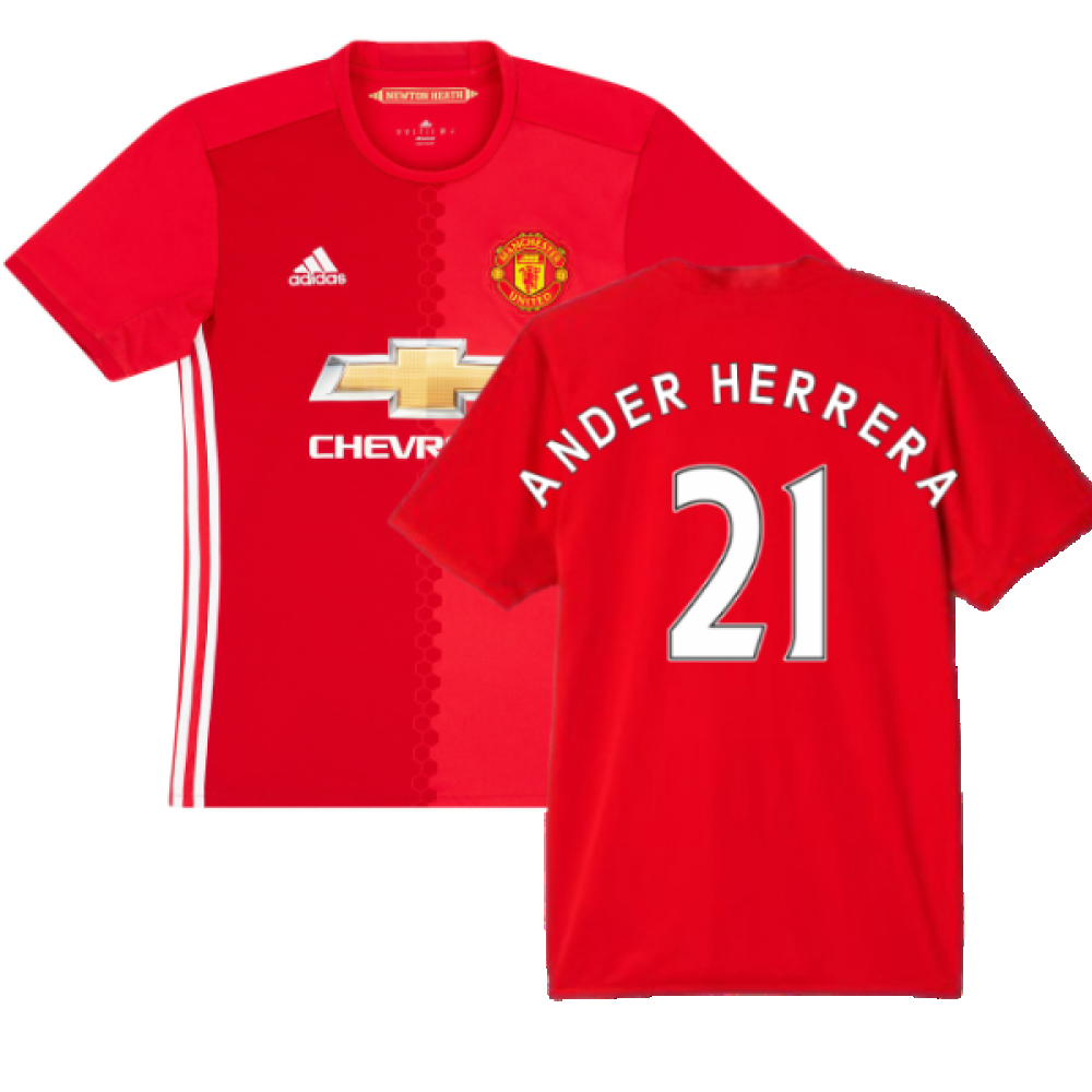 SoccerStarz Manchester United Ander Herrera Home Kit 2014-15