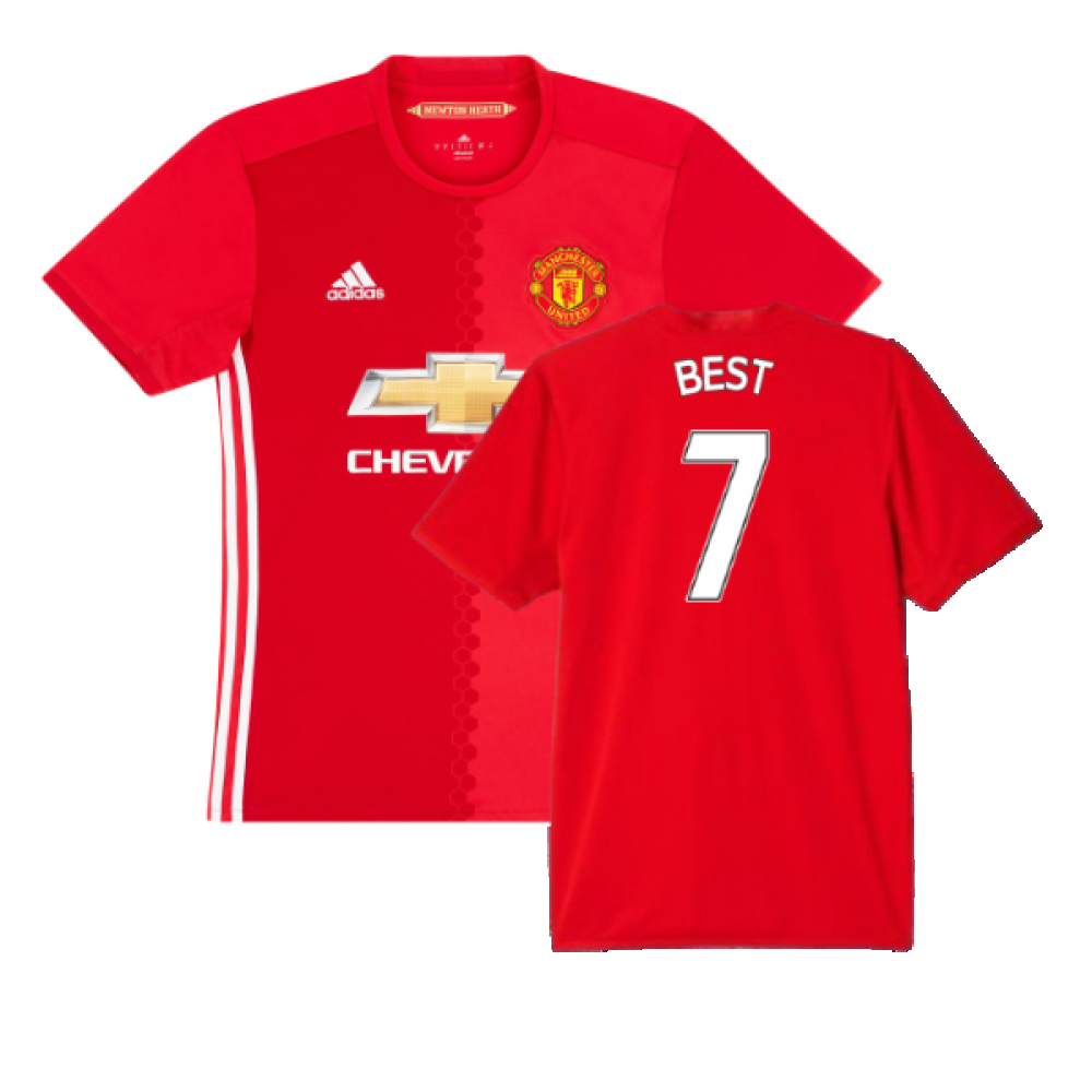 Manchester United 2016-17 Home Shirt (M) (Excellent) (Best 7)_0