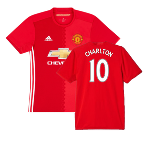 Manchester United 2016-17 Home Shirt (M) (Excellent) (Charlton 10)_0