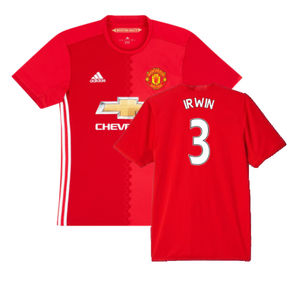 Manchester United 2016-17 Home Shirt (L) (Excellent) (Irwin 3)_0