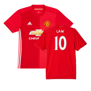 Manchester United 2016-17 Home Shirt (L) (Excellent) (Law 10)_0