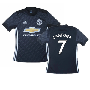 Manchester United 2017-18 Away Shirt (Excellent) (Cantona 7)_0