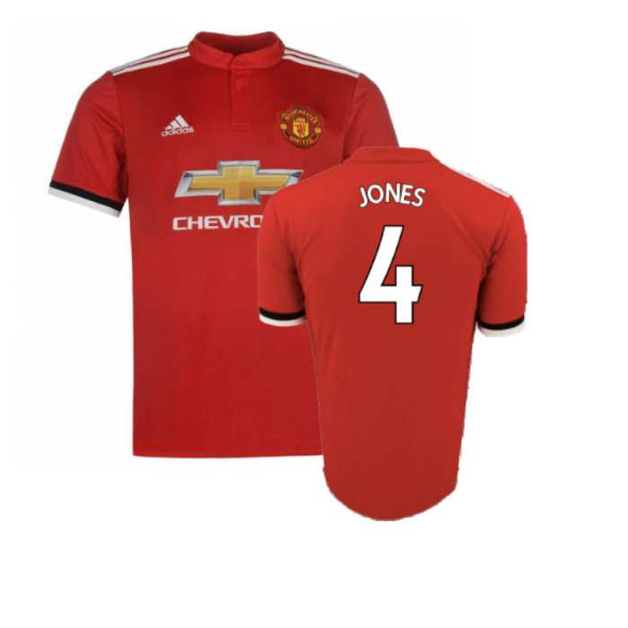 Manchester United 2017-18 Home Shirt (Excellent) (Jones 4)