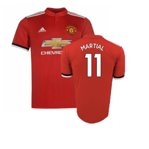 Manchester United 2017-18 Home Shirt (Excellent) (Martial 11)_0