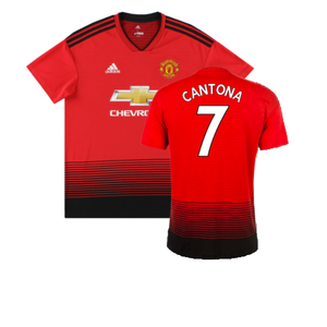 Manchester United 2018-19 Home Shirt (M) (Excellent) (Cantona 7)_0