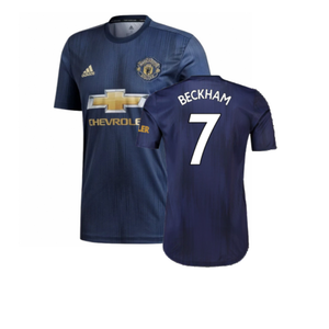 Manchester United 2018-19 Third Shirt (L) (Excellent) (Beckham 7)_0