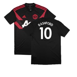 Manchester United 2018-2019 Adidas Training Shirt (S) (Mint) (Rashford 10)_0