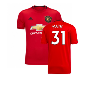 Manchester United 2019-20 Home Shirt (M) (Excellent) (Matic 31)_0